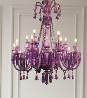 لوستر باکارات بنفش