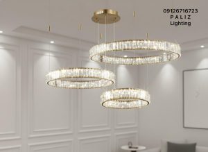 لوستر سانتی حلقه ای کاردی وارداتی